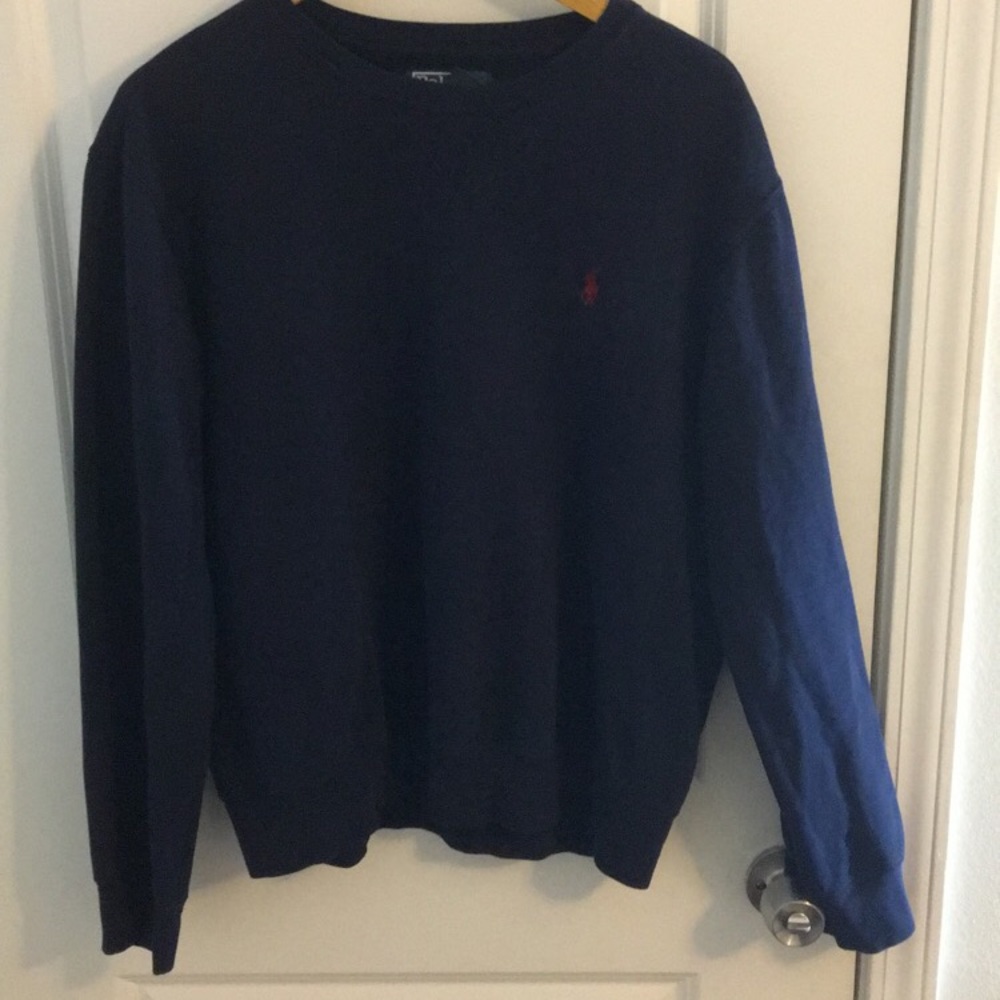 Navy Ralph Lauren Polo Sweater. Sz Medium